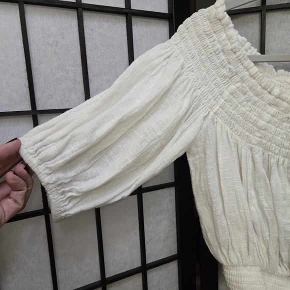 Free People We The Free - off shoulder peasant top size XS - Picture 6 of 10